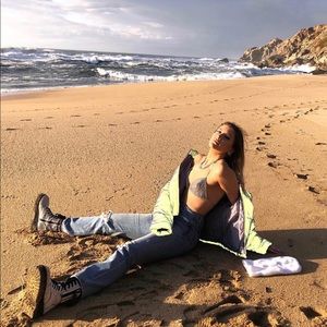 Dolls kill reflective puffer coat